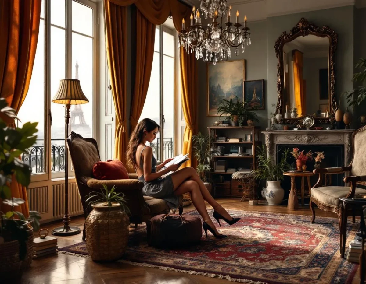 L'écrin parisien de Sylvie Testud : voyage dans son appartement au charme intemporel